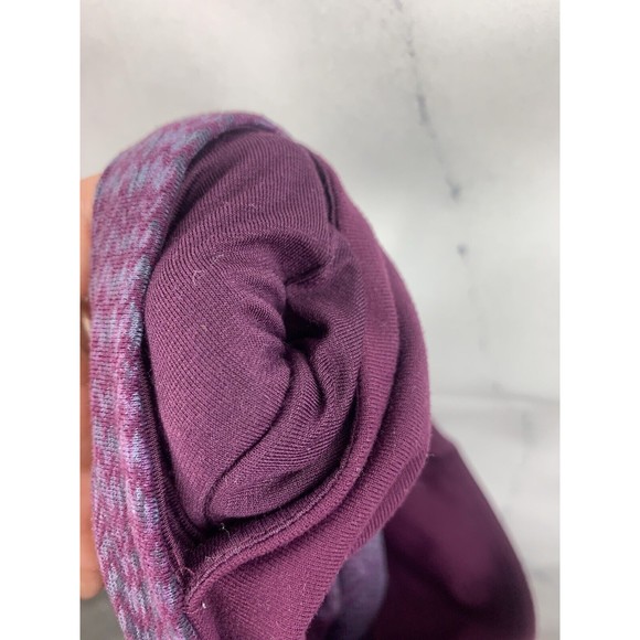 Lululemon Leggings Sz 6 Wunder Under Purple Ziggy Wee Raspberry Geo Chevron - Picture 4 of 13